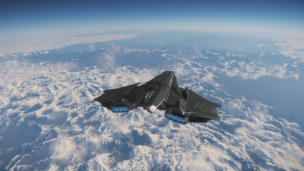 C1 Crusader en vol sur NewBabage